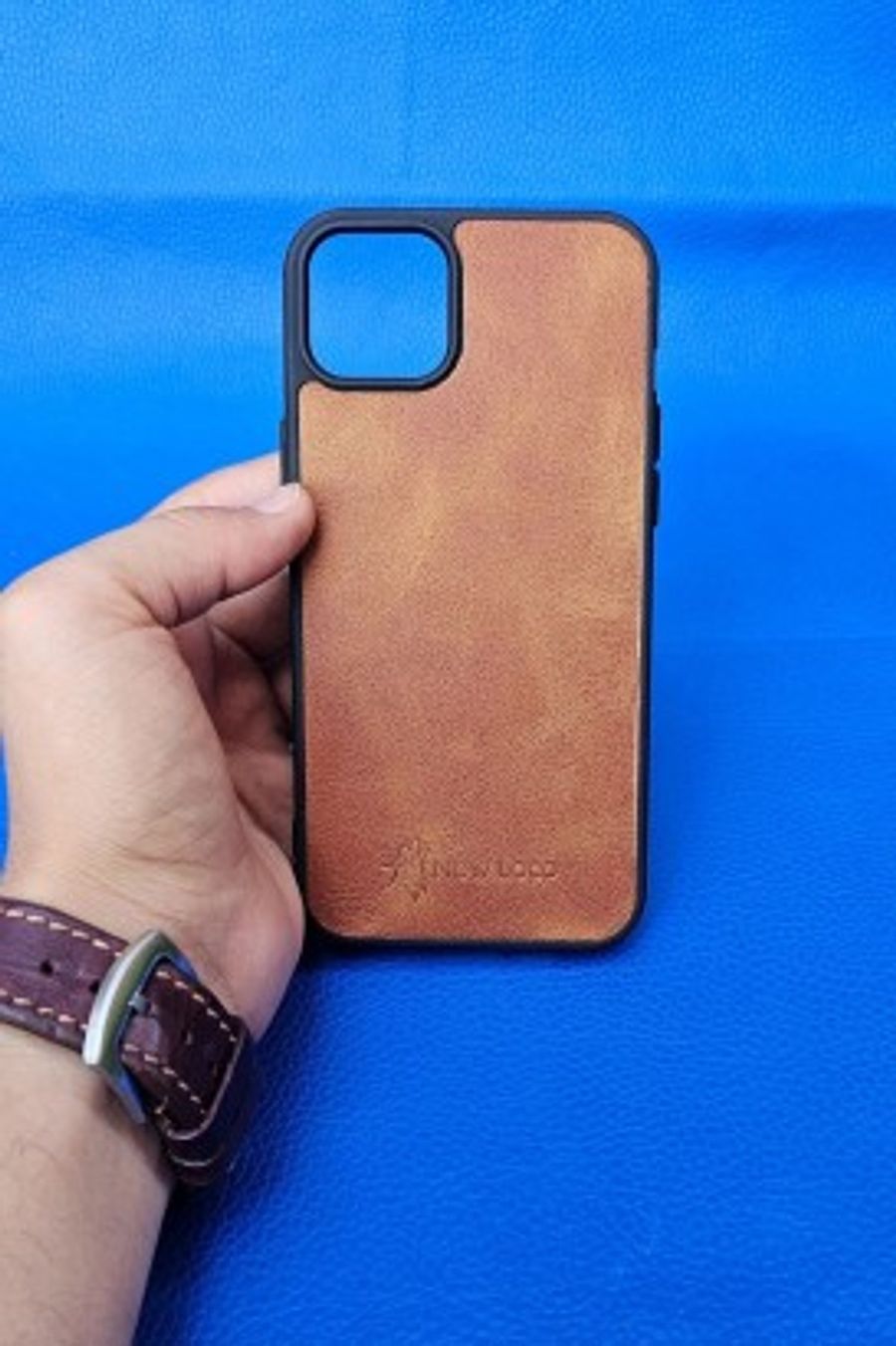 New Loco Hakiki Deri iPhone 14 Plas Kılıfı