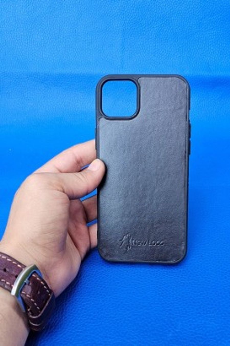 New Loco Hakiki Deri iPhone 14 Plas Kılıfı