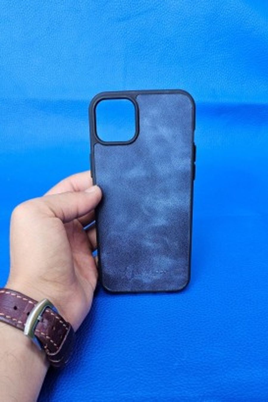 New Loco Hakiki Deri iPhone 14 Plas Kılıfı