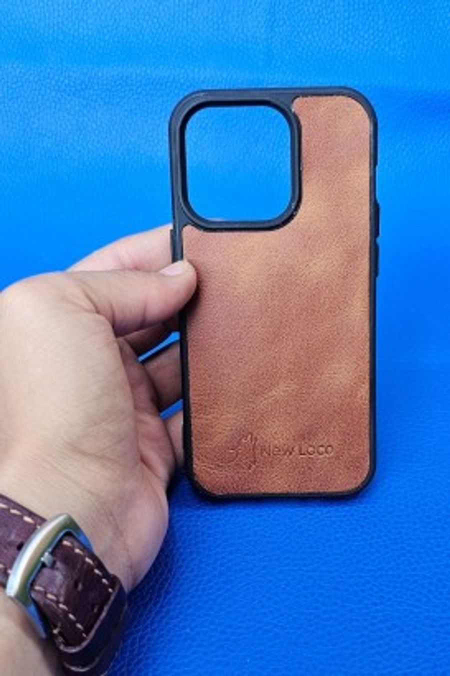 New Loco Hakiki Deri iPhone 14 Pro Kılıfı