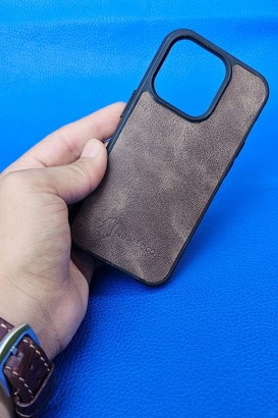 New Loco Hakiki Deri iPhone 14 Pro Kılıfı
