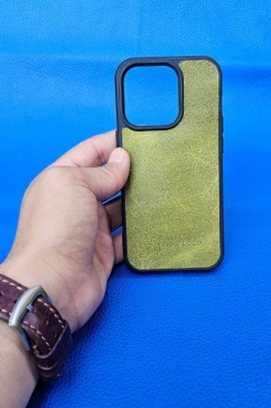 New Loco Hakiki Deri iPhone 14 Pro Kılıfı