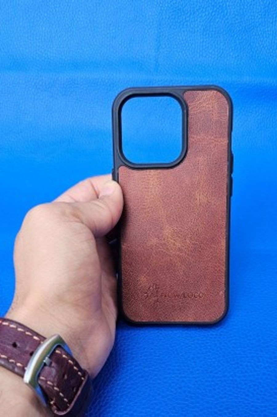 New Loco Hakiki Deri iPhone 14 Pro Kılıfı