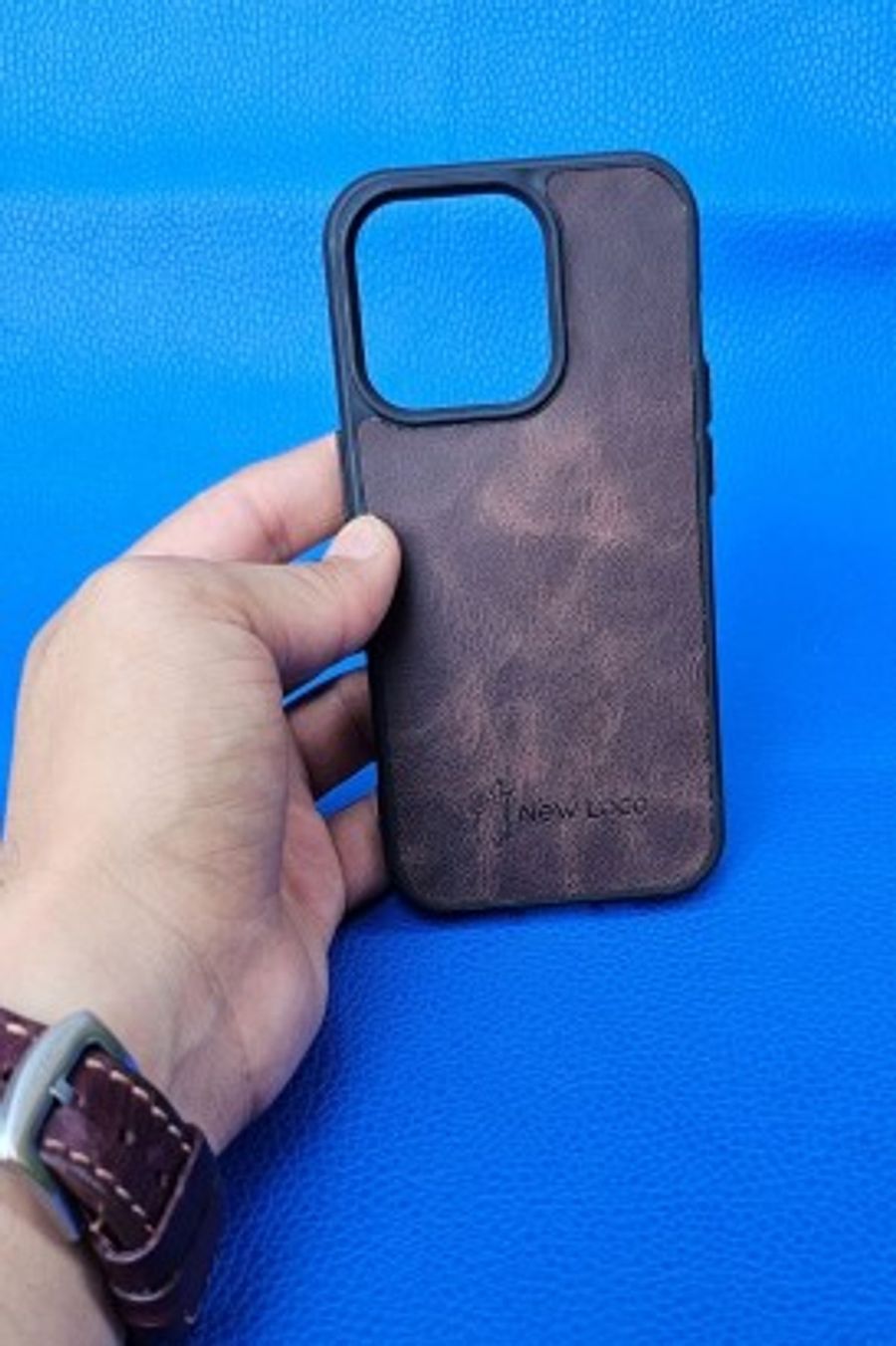 New Loco Hakiki Deri iPhone 14 Pro Kılıfı