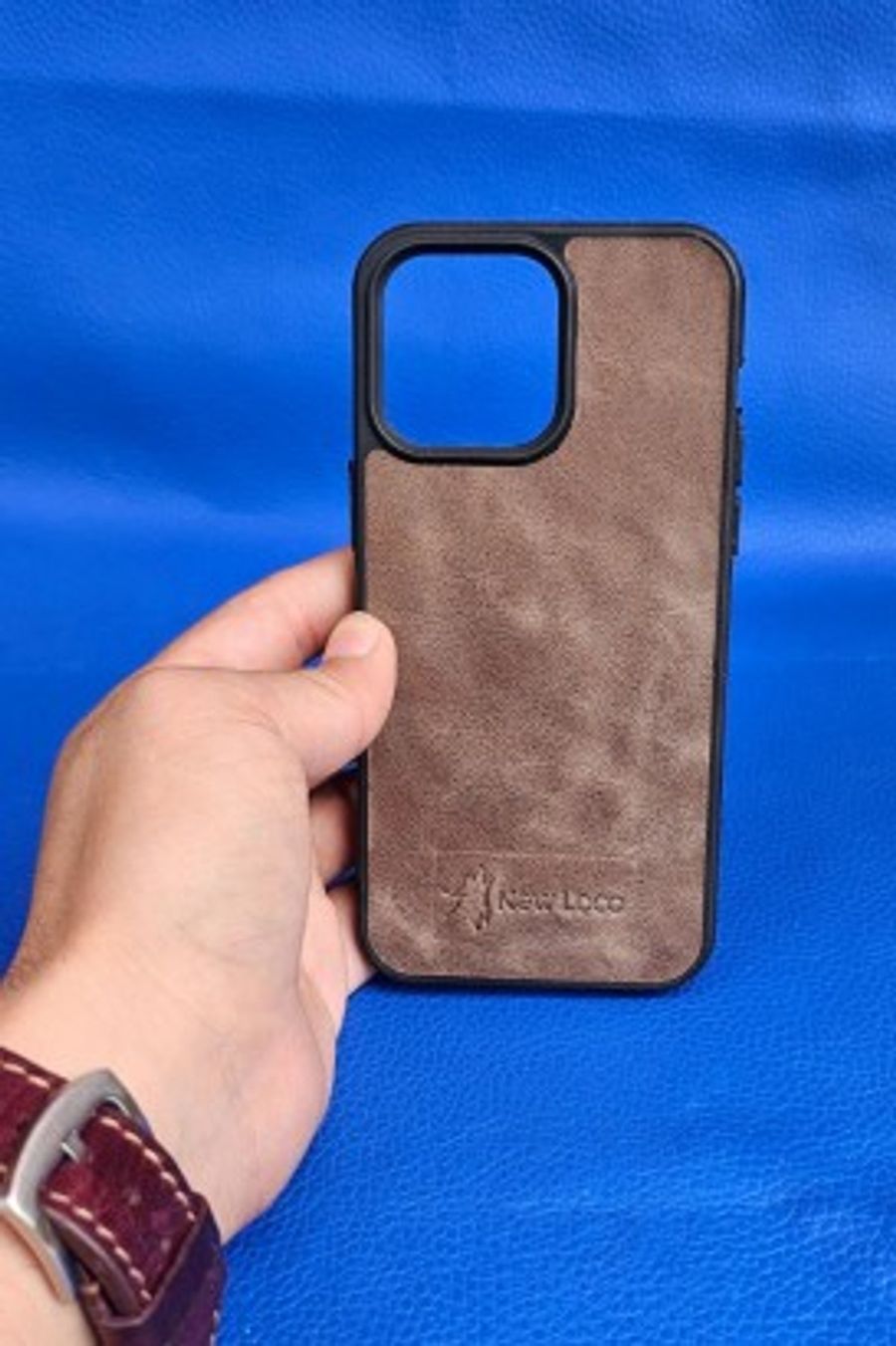 New Loco Hakiki Deri iPhone 14 Pro Max Kılıfı