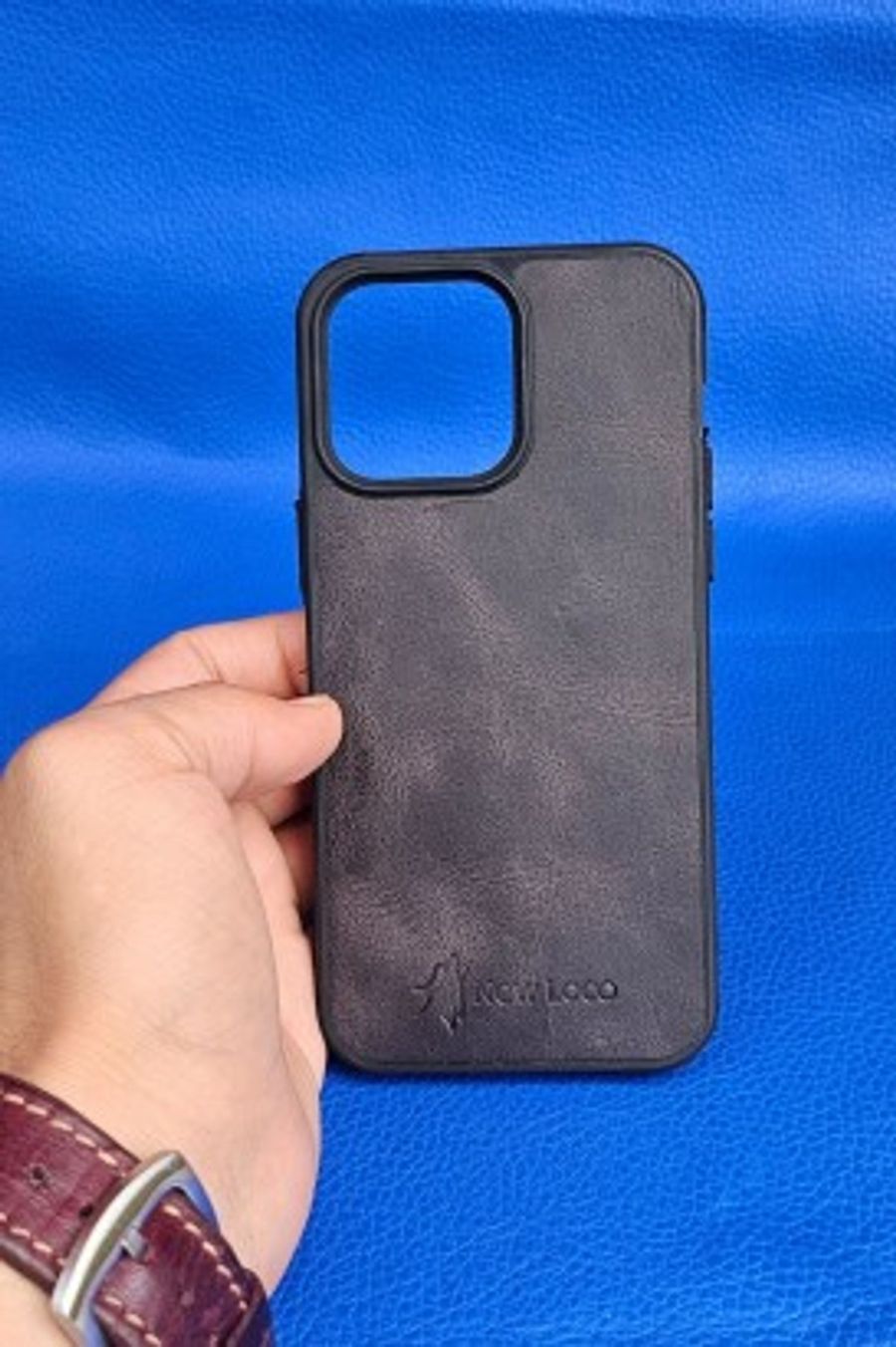 New Loco Hakiki Deri iPhone 14 Pro Max Kılıfı