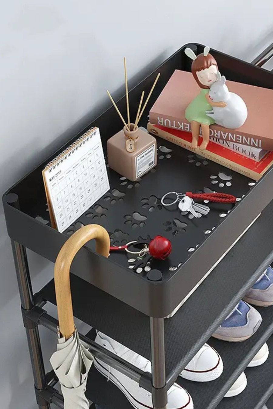 BD Home Çok Katmanlı Metal Ayakkabı Düzenleyici Raf