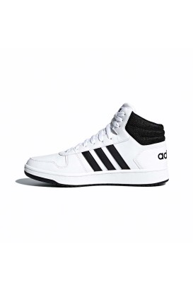 Adidas Hoops 2,0 Mid Beyaz Erkek Sneaker - Thumbnail