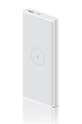باوربانك لاسلكي بسعة 10000 مللي أمبير في الساعة WPB15PDZM USB C PD 22,5 واط Mi Powerbank 10000 10 واط Qi من Xiaomi - Thumbnail