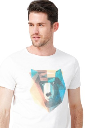 Bad Bear POLYGON BEAR TEE Erkek Tişört - Thumbnail