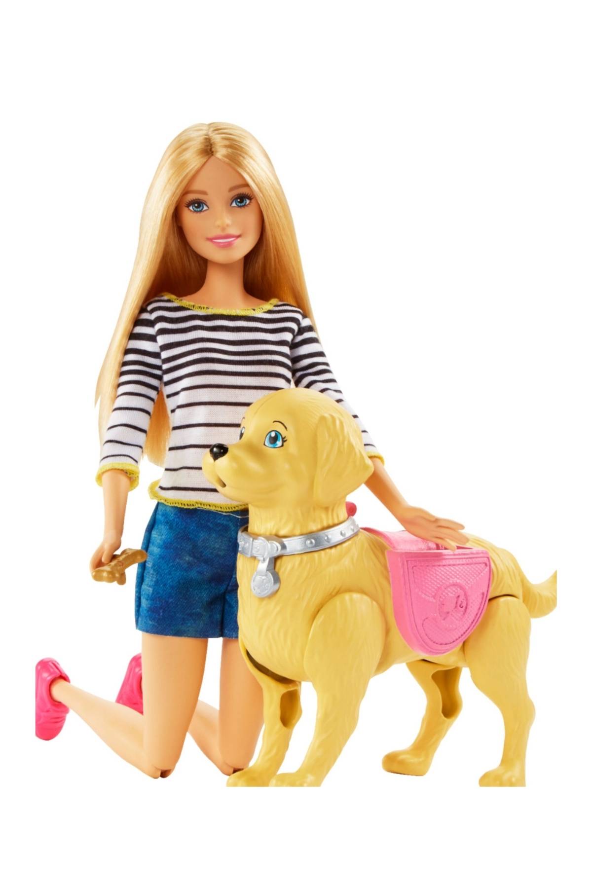 Barbie Kız Oyuncağı Ook Ve Köpek Lazı MLık 