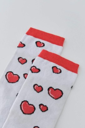 Dagi Beyaz Kalpli Kadın Çorap - Thumbnail