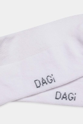 Dagi Beyaz Yoga-Plates Çorabı - Thumbnail