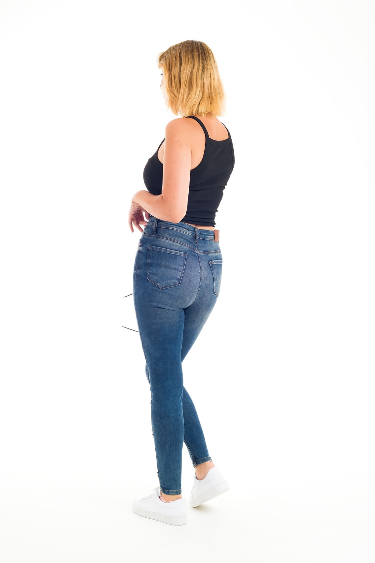 Desperado 302 Eskitme Model Boncuklu İşleme Detaylı Kadın Kot Pantolon