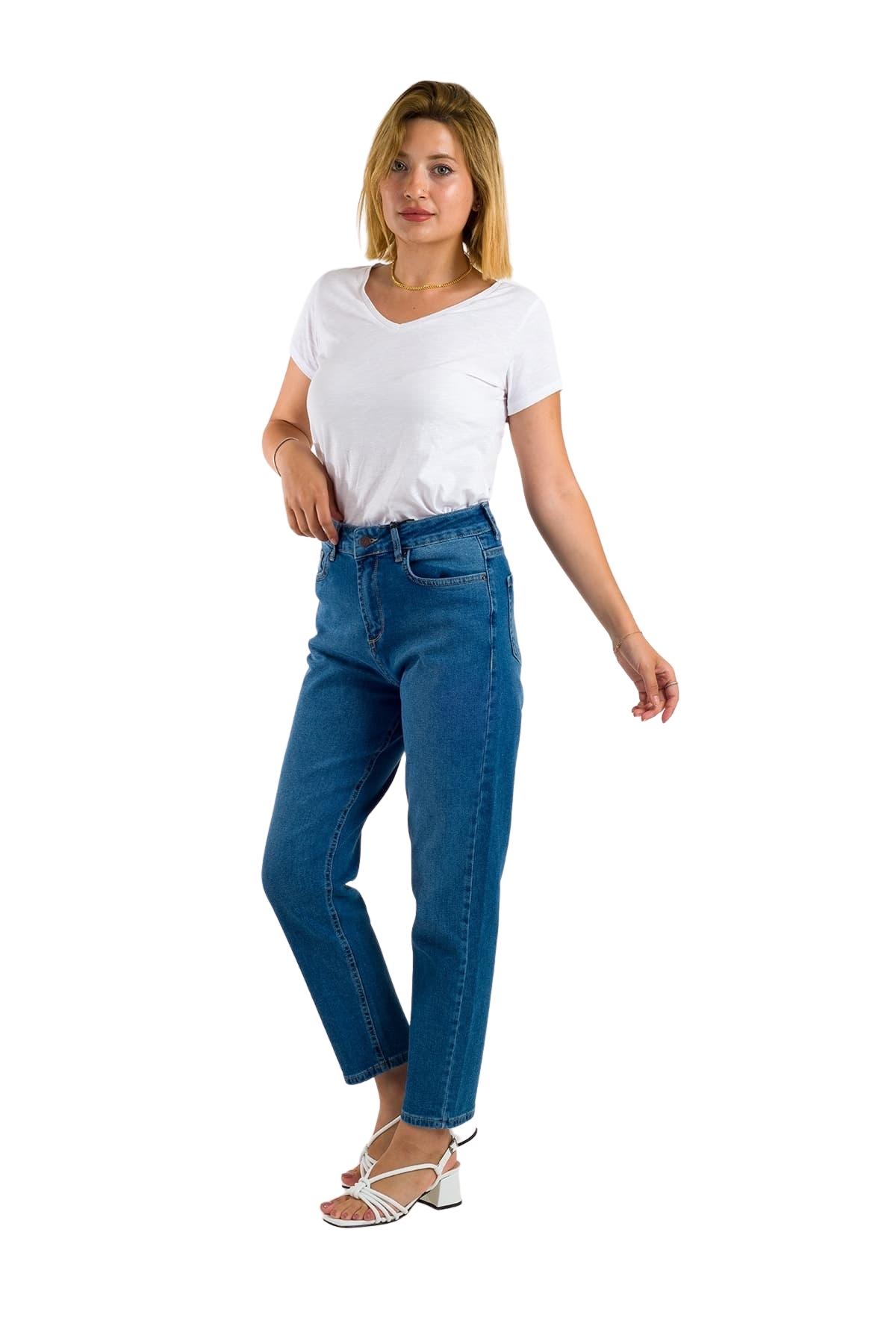 Desperado 320 Düz Model Mom Jeans Kadın Kot Pantolon