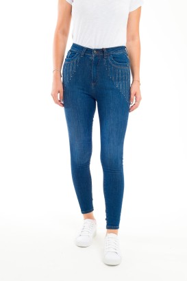 Desperado 324 Cep Kenarları Pullu Model Kadın Kot Pantolon - Thumbnail