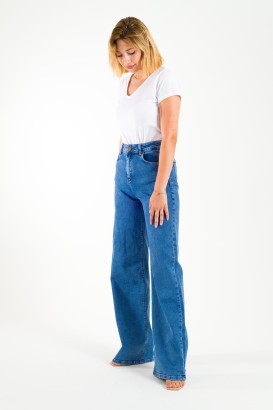 Desperado 333 Düz Model İspanyol Paça Kadın Kot Pantolon - Thumbnail