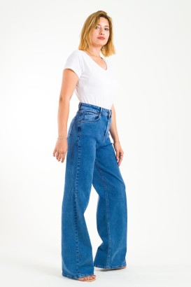 Desperado 333 Düz Model İspanyol Paça Kadın Kot Pantolon - Thumbnail