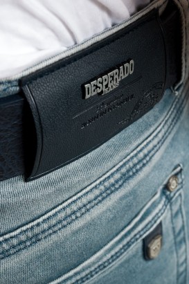 Desperado 962 Düz Model Kemerli Erkek Kot Pantolon - Thumbnail