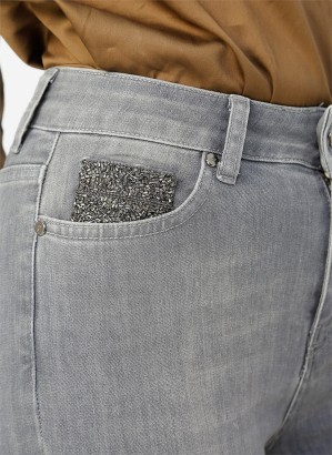 Fabrika PAVA Kadın Denim Pantolon - Thumbnail