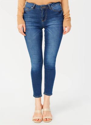 Fabrika PITON Kadın Denim Pantolon - Thumbnail