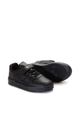 Fast Step Kids Unisex Boys Sport Shoes Black 868XCA2024 - Thumbnail
