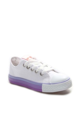 Fast Step Kids Unisex Boys Sport Shoes White 620FA0315 - Thumbnail