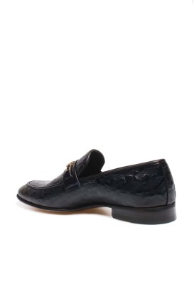 Fast Step Men Genuine Leather Classic Shoes Black Patent 850MA6081 - Thumbnail
