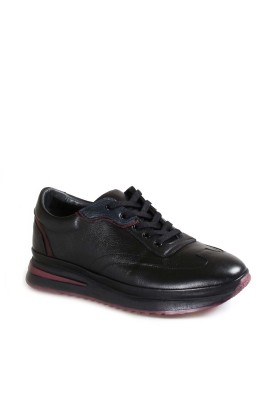 Fast Step Men Genuine Leather Daily Shoes 722MA717 - Thumbnail