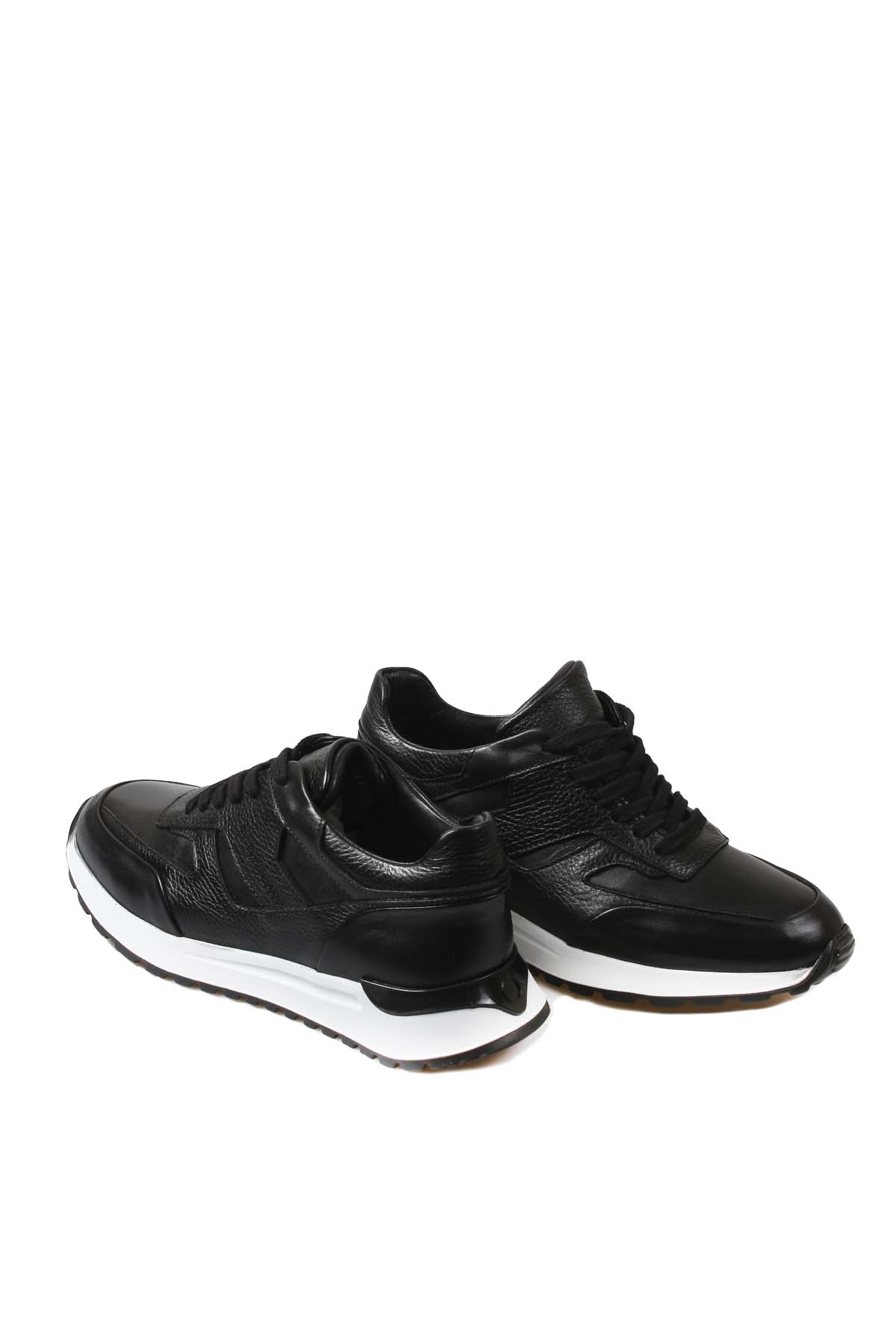 Fast Step Men Genuine Leather Daily Shoes Black 582MA734