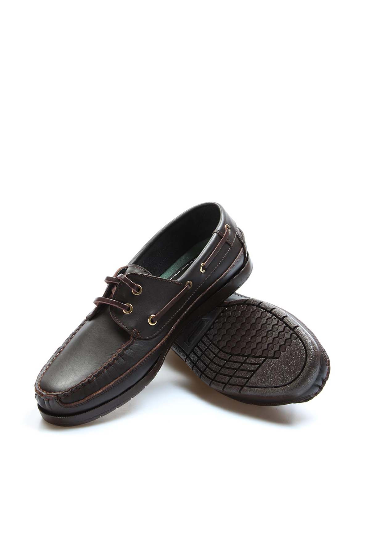 Fast Step Men Genuine Leather Daily Shoes Black 628GADAXFAST