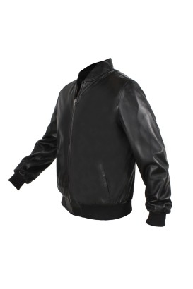 Fast Step Men Genuine Leather Leather Coat Black 900DMA83 - Thumbnail