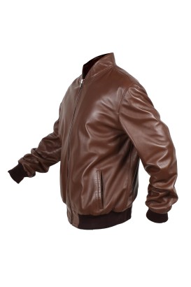 Fast Step Men Genuine Leather Leather Coat Black 900DMA83 - Thumbnail