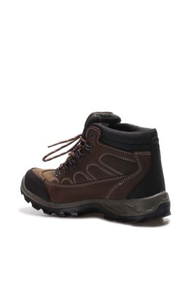 Fast Step Unisex Genuine Leather Boots Black 117SXA5538 - Thumbnail