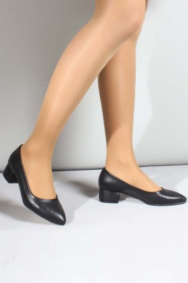 Fast Step Kadın Topuklu Ayakkabı Siyah 961ZA558 - Thumbnail