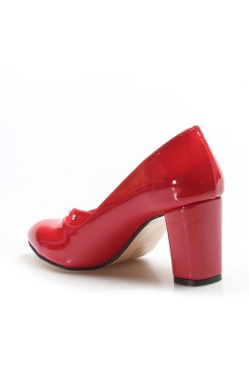 Fast Step Kadın Topuklu Ayakkabı Siyah Patent 961ZA556 - Thumbnail
