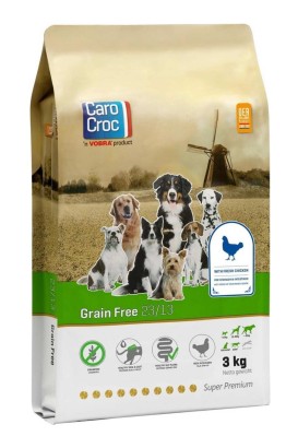 Carocroc 23/13 Grain Free Tahılsız Köpek Maması 3 Kg - Thumbnail