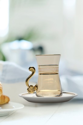 طقم شاي فاخر من Hand Made - Thumbnail