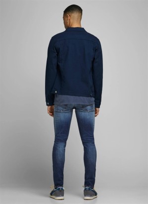Jack & Jones 12169315_JJIGLENN JJORIGINAL GE 141 Slim Glenn Erkek Kot Pantolon - Thumbnail
