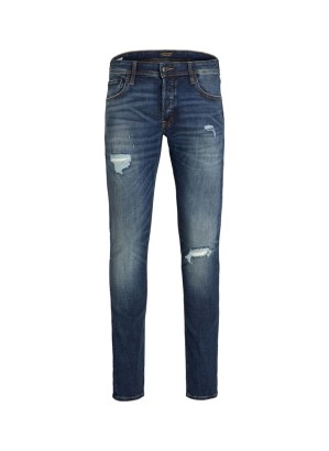 Jack & Jones 12169315_JJIGLENN JJORIGINAL GE 141 Slim Glenn Erkek Kot Pantolon - Thumbnail