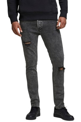 Jack & Jones 12169319_JJIGLENN JJORIGINAL GE 122 Slim Glenn Erkek Kot Pantolon - Thumbnail