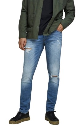 Jack & Jones 12174286_JJIGLENN JJORIGINAL GE 142 Slim Glenn Erkek Kot Pantolon - Thumbnail