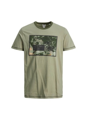 Jack & Jones JCORUBBER TEE SS CREW NECK Erkek Tişört - Thumbnail