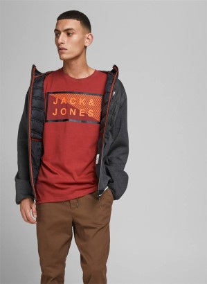 Jack & Jones JCOSHAWN TEE SS CREW NECK Erkek Tişört - Thumbnail