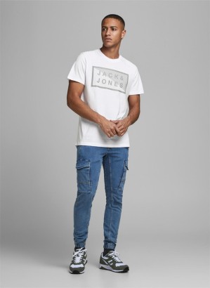 Jack & Jones JCOSHAWN TEE SS CREW NECK Erkek Tişört - Thumbnail