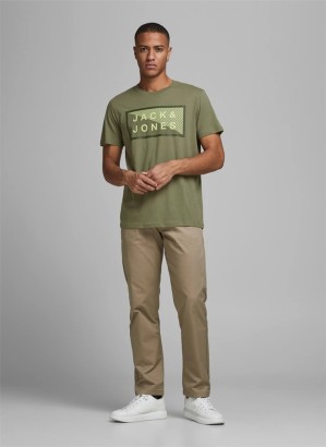 Jack & Jones JCOSHAWN TEE SS CREW NECK Erkek Tişört - Thumbnail
