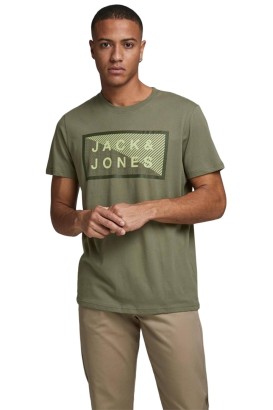 Jack & Jones JCOSHAWN TEE SS CREW NECK Erkek Tişört - Thumbnail