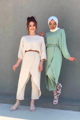 Ketche 6813 Şalvar Model Kadın Takım - Thumbnail