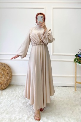 Ketche 7088 Düğüm Model Elbise Görünümlü Kadın Takım - Thumbnail