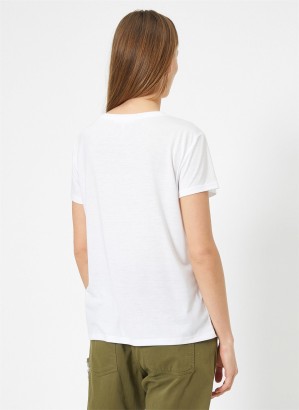 Koton 0YAK13892EK Kadın T-Shirt - Thumbnail